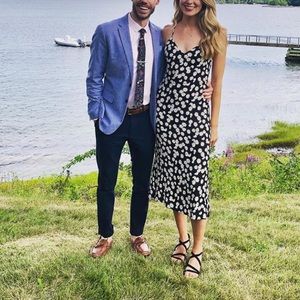 Reformation Kat Slip Dress in Daisy Chain size 4